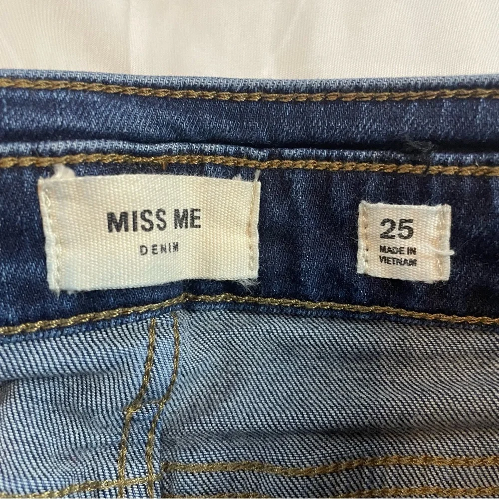 Miss‎ Me Dark Blue Ankle Skinny Jeans